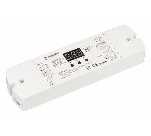 Декодер Arlight SMART-DMX512-204-62-RGBW-RDM-SUF (12-48V, 4x150-500mA) 037440 Декодер Arlight SMART-DMX512-204-62-RGBW-RDM-SUF (12-48V, 4x150-500mA) 037440