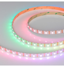 Светодиодная лента Arlight SPI-B60-10mm 5V RGB-PX1-BPT (12 W/m, IP20, 5060, 5m) 037855