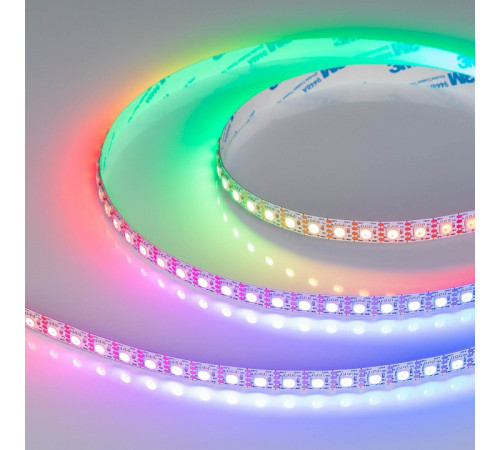 Светодиодная лента Arlight SPI-B96-10mm 12V RGB-PX1-BPT (13 W/m, IP20, 5060, 5m) 037868