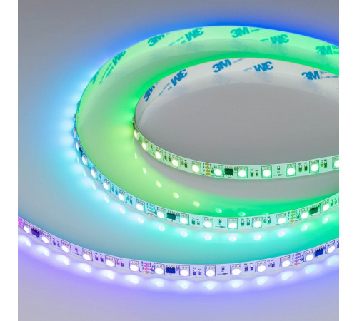 Светодиодная лента Arlight DMX-B72-10mm 24V RGB-PX6 (16 W/m, IP20, 5060, 5m) 037869