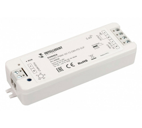 Диммер Arlight SMART-PWM-101-72-DIM-PD-SUF (12-48V, 1x8A, SS, 2.4G) 038180