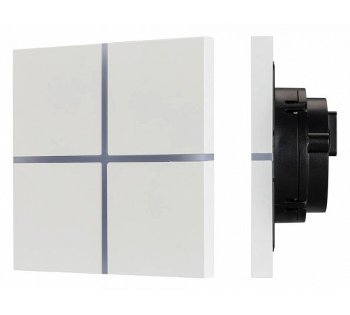 Сенсорная панель Arlight KNX-304-13-IN White BUS, Frameless 038310 Сенсорная панель Arlight KNX-304-13-IN White BUS, Frameless 038310