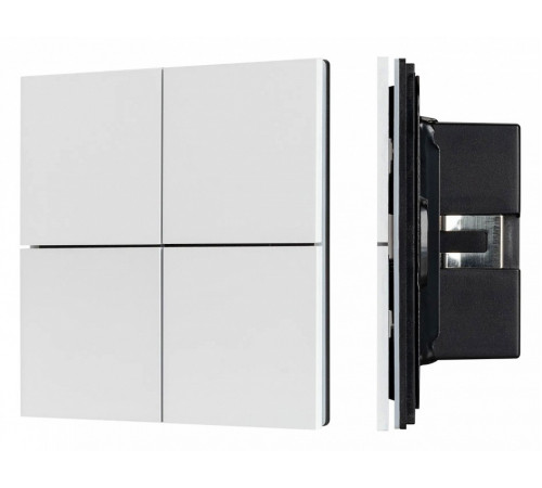 Кнопочная панель Arlight KNX-304-23-IN White BUS, Frameless 038365 Кнопочная панель Arlight KNX-304-23-IN White BUS, Frameless 038365