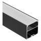 Алюминиевый профиль Arlight SL-LINE-5050-LW-2000 ANOD BLACK 038451