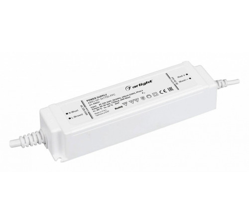 Блок питания Arlight ARPJ-SP-341750-PFC (60W, 20-34V, 1.75A) 038621 Блок питания Arlight ARPJ-SP-341750-PFC (60W, 20-34V, 1.75A) 038621
