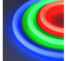 Светодиодная лента герметичная Arlight MOONLIGHT-TOP-G280-D18mm 24V RGB 360deg (13 W/m, IP65, 3838, 5m, wire x1) 038762