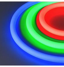 Светодиодная лента герметичная Arlight MOONLIGHT-TOP-G280-D18mm 24V RGB 360deg (13 W/m, IP65, 3838, 5m, wire x1) 038762
