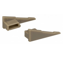 Комплект заглушек Arlight SL-MINI-SHELF-H8 OLIVE GREY 038810