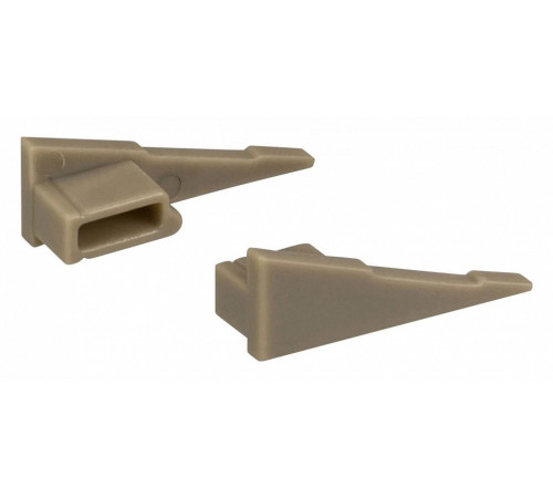 Комплект заглушек Arlight SL-MINI-SHELF-H8 OLIVE GREY 038810