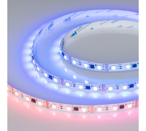 Светодиодная лента Arlight DMX-B60-10mm 12V RGB-PX3 (14 W/m, IP20, 5060, 5m) 039174