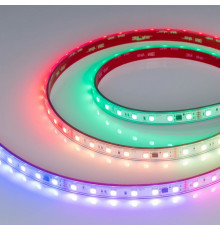 Светодиодная герметичная лента Arlight DMX-PS-B60-12mm 24V RGB-PX6 (14 W/m, IP67, 5060, 5m) 039182