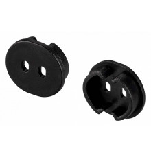 Заглушка Arlight ARH-ROUND-D20-DUAL BLACK с отверстием 039302