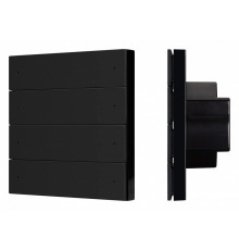 Кнопочная панель Arlight SMART-DMX512-801-22-8G-8SC-DIM-IN Black (230V, 2.4G) 039316
