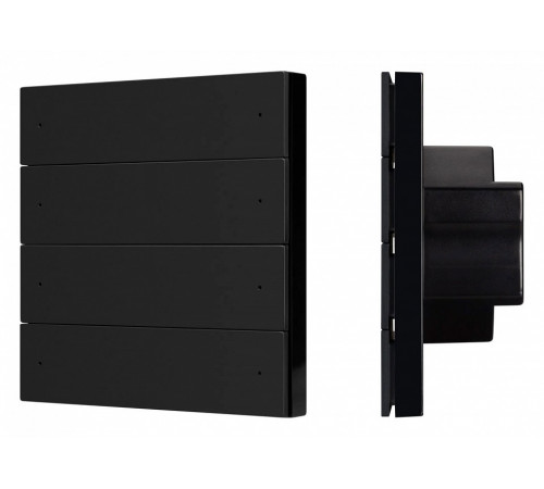 Кнопочная панель Arlight SMART-DMX512-801-22-8G-8SC-DIM-IN Black (230V, 2.4G) 039316 Кнопочная панель Arlight SMART-DMX512-801-22-8G-8SC-DIM-IN Black (230V, 2.4G) 039316