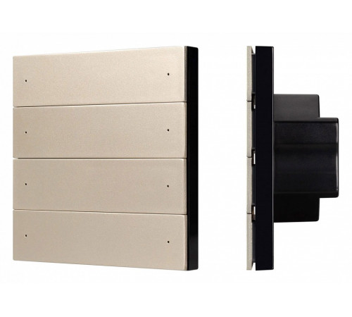 Кнопочная панель Arlight SMART-DMX512-801-22-8G-8SC-DIM-IN Gold (230V, 2.4G) 039317 Кнопочная панель Arlight SMART-DMX512-801-22-8G-8SC-DIM-IN Gold (230V, 2.4G) 039317