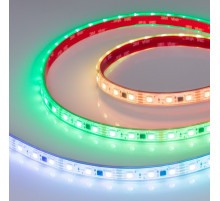 Светодиодная герметичная лента Arlight SPI-PS-B60-12mm 12V RGB-PX3-BPT (12 W/m, IP67, 5060, 5m) 039599