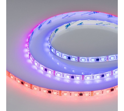 Светодиодная герметичная лента Arlight DMX-SE-B60-10mm 12V RGB-PX3 (14 W/m, IP65, 5060, 5m) 039604