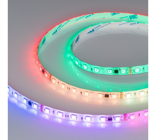 Светодиодная герметичная лента Arlight DMX-SE-B60-10mm 24V RGB-PX6 (14 W/m, IP65, 5060, 5m) 039607