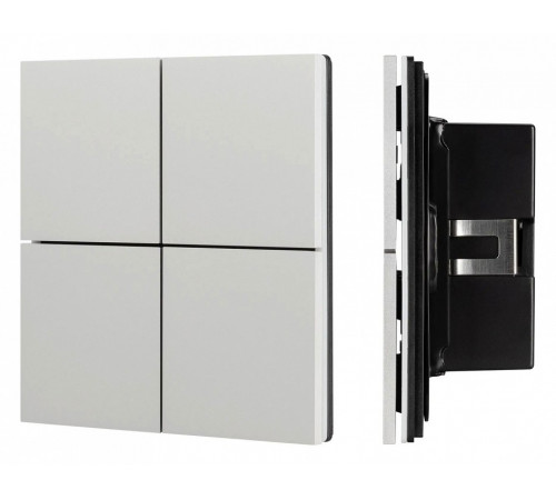Кнопочная панель Arlight KNX-304-23-IN Silver BUS, Frameless 039662 Кнопочная панель Arlight KNX-304-23-IN Silver BUS, Frameless 039662