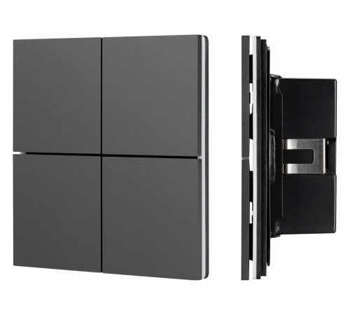 Кнопочная панель Arlight KNX-304-23-IN Black BUS, Frameless 039663 Кнопочная панель Arlight KNX-304-23-IN Black BUS, Frameless 039663
