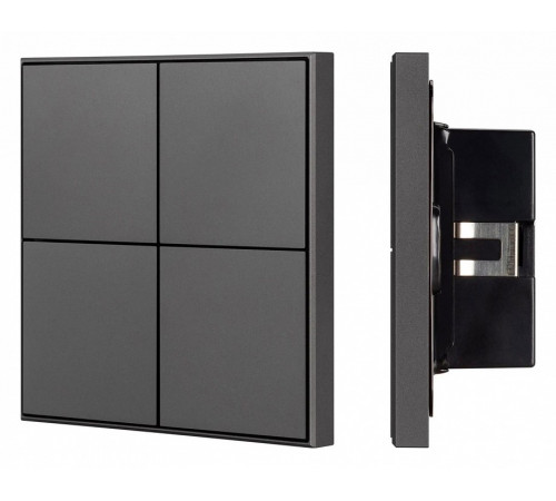 Кнопочная панель Arlight KNX-304-23-IN Black BUS, Frame 039667 Кнопочная панель Arlight KNX-304-23-IN Black BUS, Frame 039667