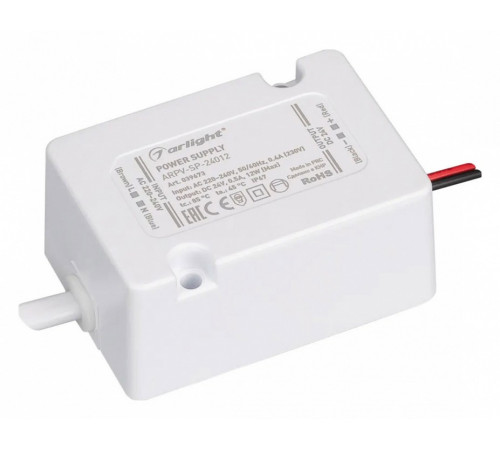 Блок питания Arlight ARPV-SP-24012 (24V, 0.5A, 12W) 039673
