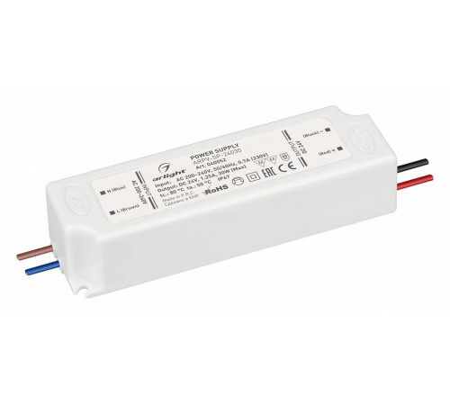 Блок питания Arlight ARPV-SP-24030 (24V, 1.25A, 30W) 040052 Блок питания Arlight ARPV-SP-24030 (24V, 1.25A, 30W) 040052