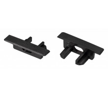 Заглушка Arlight для MIC-FS чёрная с отверстием 040124