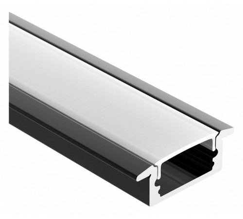 Профиль Arlight LINE-2308-F-2000 ANOD BLACK 040301 Профиль Arlight LINE-2308-F-2000 ANOD BLACK 040301