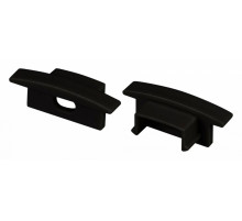 Заглушка Arlight LINE-2308-F BLACK с отверстием 040320