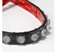 Светодиодная герметичная лента Arlight FLT-PS-A42-BLACK-23mm 24V Warm3000 (21 W/m, IP67, 30deg, 5m) 040920