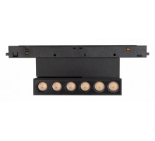 Трековый магнитный светильник Arlight MAG-ORIENT-DOTS-FOLD-S195-6W Day4000 (BK, 30 deg, 48V, DALI) 041529