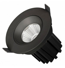 Встраиваемый светильник Arlight MS-ATOLL-BUILT-TURN-R94-10W Warm3000 (BK, 60 deg, 230V) 041574