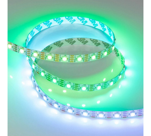 Светодиодная лента герметичная Arlight SPI-P-B60-12mm 12V RGB-PX1-BPT (8 W/m, IP66, 5060, 5m) 041615(1)