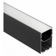 Алюминиевый профиль Arlight LINE-S-5075-2000 BLACK 041847