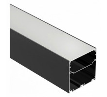 Алюминиевый профиль Arlight LINE-S-7575-2000 BLACK 041855