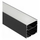 Алюминиевый профиль Arlight LINE-S-7575-3000 BLACK 041857