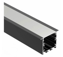 Алюминиевый профиль Arlight LINIA49-F-S-2000 BLACK 041873