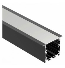Алюминиевый профиль Arlight LINIA49-F-S-2000 BLACK 041873
