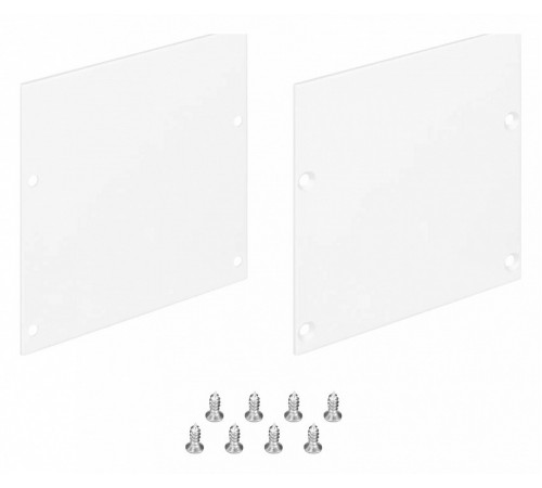 Заглушка Arlight LINE-S-7575 WHITE глухая 041887 Заглушка Arlight LINE-S-7575 WHITE глухая 041887