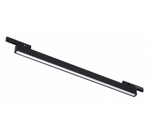 Трековый магнитный светильник Arlight MAG-MICROCOSM-FLAT-L300-8W Warm3000 (BK, 100 deg, 24V) 043271