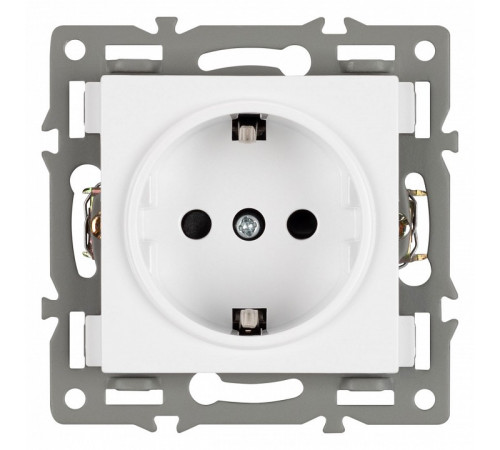 Механизм электрической розетки Arlight SCT-MEU1-PL-WH (250V, 16A) 043730 Механизм электрической розетки Arlight SCT-MEU1-PL-WH (250V, 16A) 043730