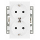 Механизм электрической розетки Arlight SCT-MEUD-PL-WH (250V, 16A) 043764
