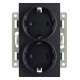 Механизм электрической розетки Arlight SCT-MEUD-PL-BK (250V, 16A) 043765