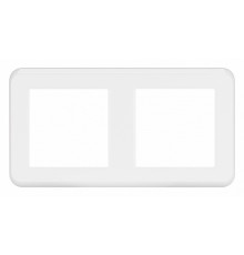 Рамка двухместная Arlight FRM-VERSA-PL-2-WH 043776