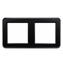 Рамка двухместная Arlight FRM-VERSA-PL-2-BK 043778
