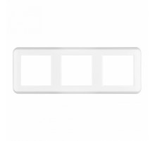 Рамка трехместная Arlight FRM-VERSA-PL-3-WH 043782