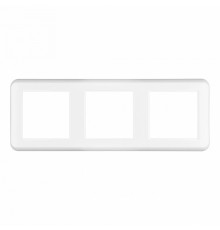 Рамка трехместная Arlight FRM-VERSA-PL-3-WH 043782
