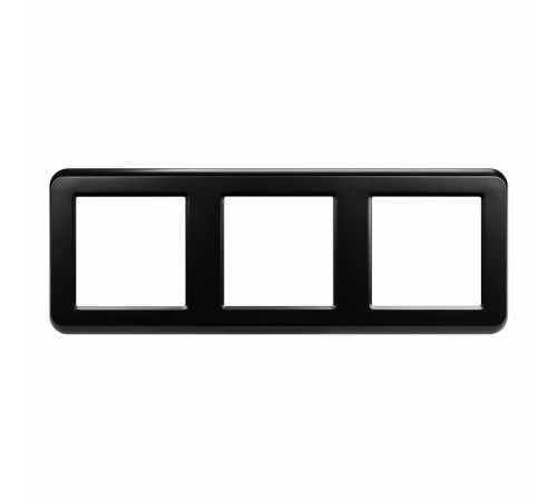 Рамка трехместная Arlight FRM-VERSA-PL-3-BK 043784