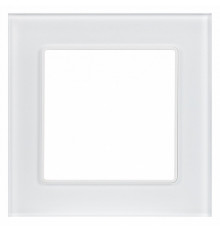 Рамка одноместная Arlight FRM-GLARE-GS-1-WH 043786